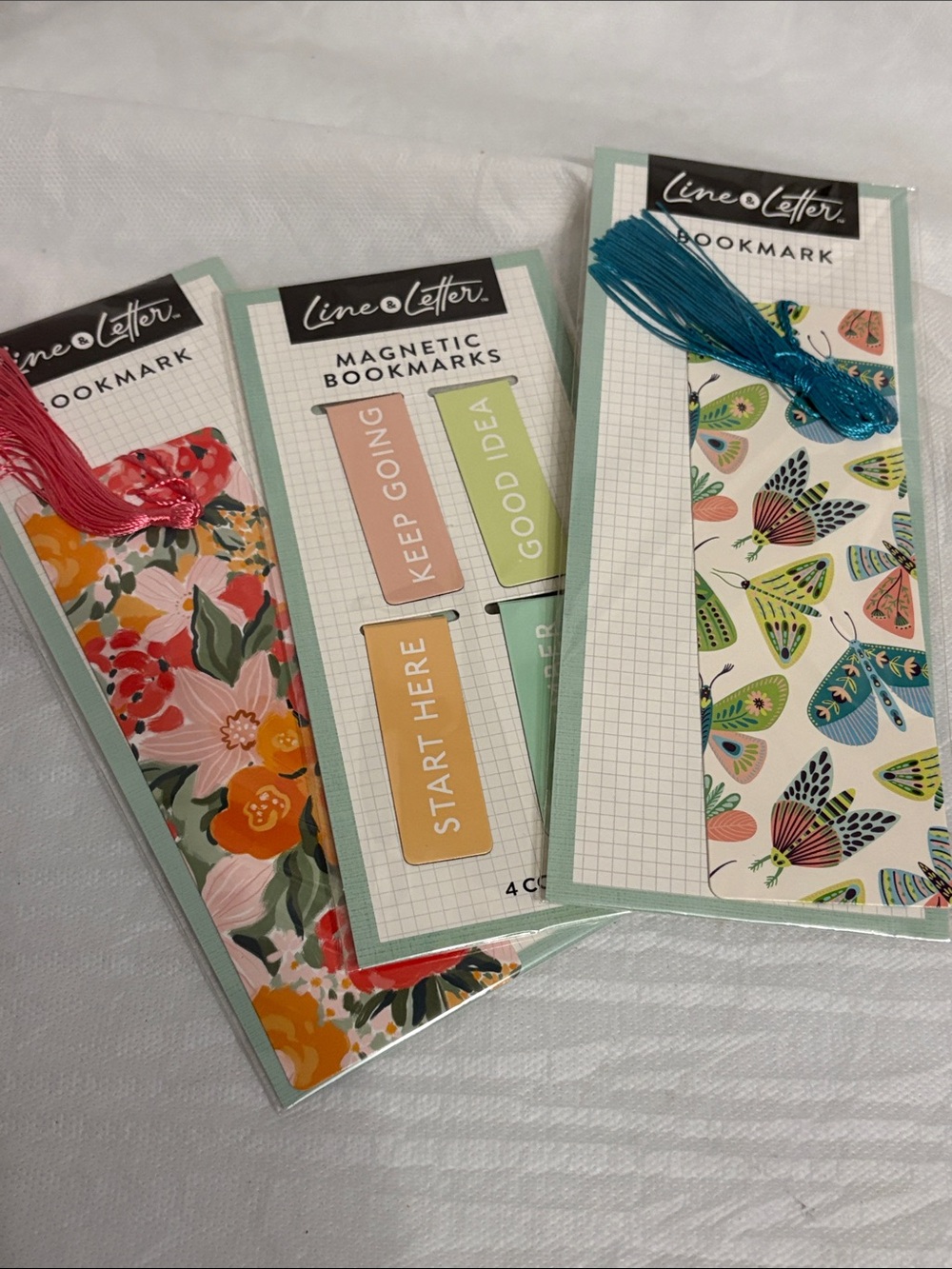 Magnetic & Tassel Bookmarks bundle of 3